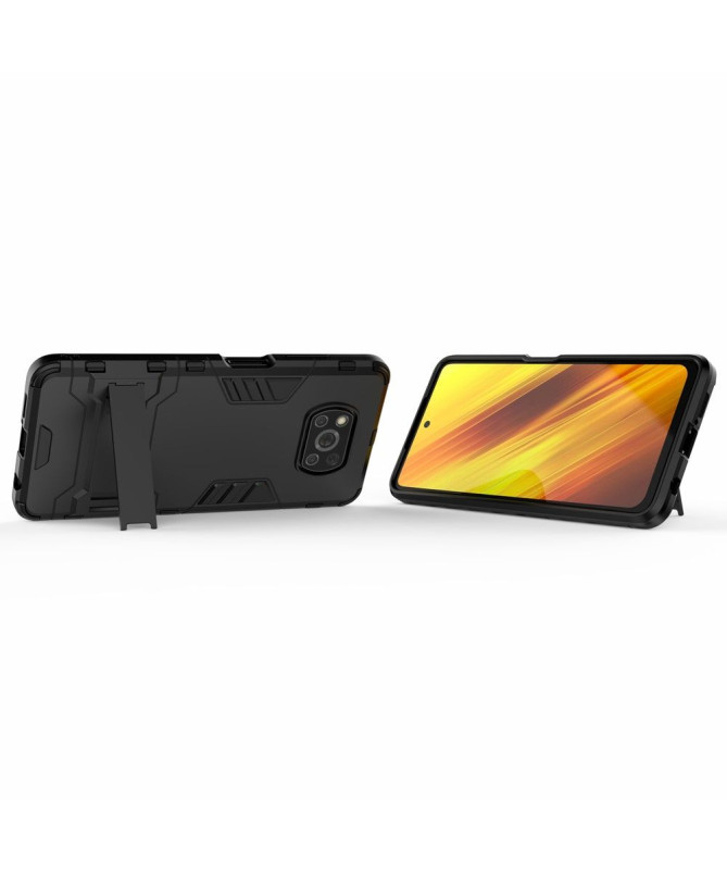 Coque Xiaomi Poco X3 / X3 Pro / X3 NFC cool guard antichoc avec support intégré