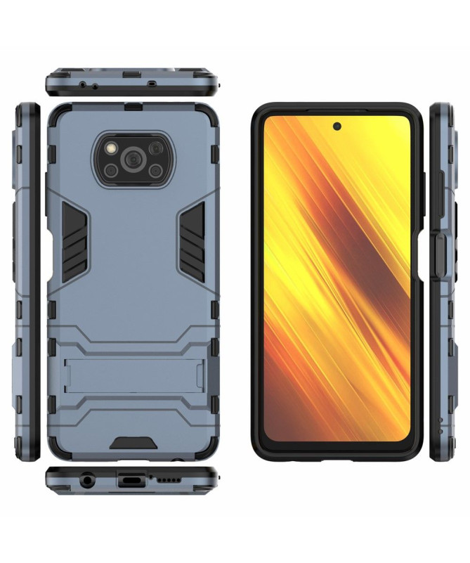 Coque Xiaomi Poco X3 / X3 Pro / X3 NFC cool guard antichoc avec support intégré