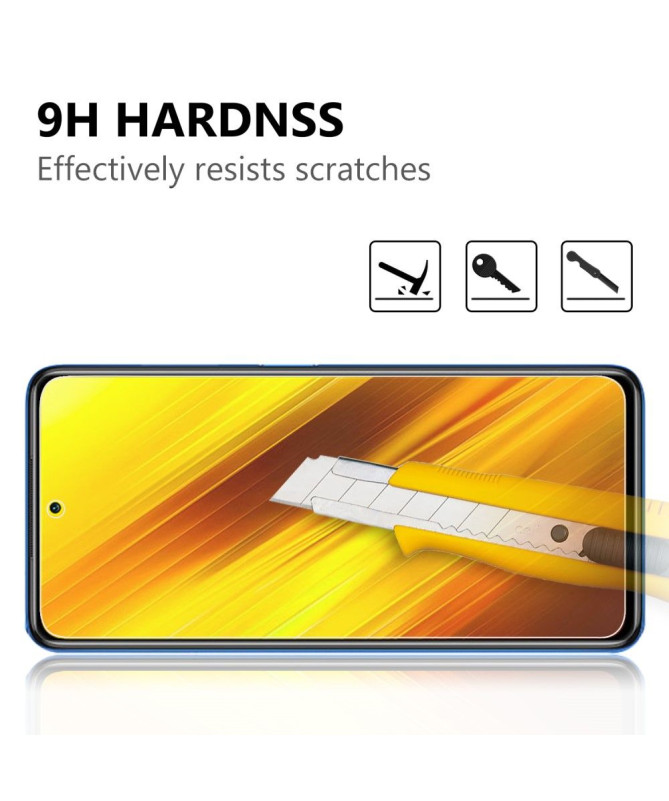 Films protecteurs Xiaomi Poco X3 NFC en verre trempé (2 pièces)