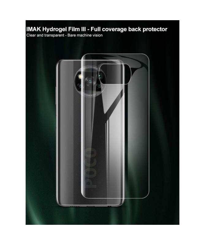 Films de protection Arrière Xiaomi Poco X3 NFC en hydrogel (2 pièces)