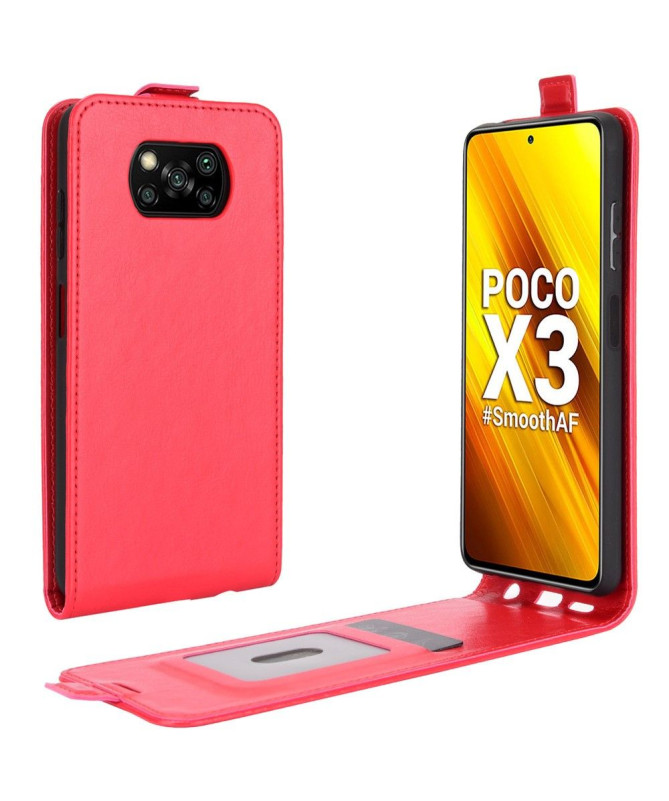 Housse Xiaomi Poco X3 NFC simili cuir avec rabat verticale