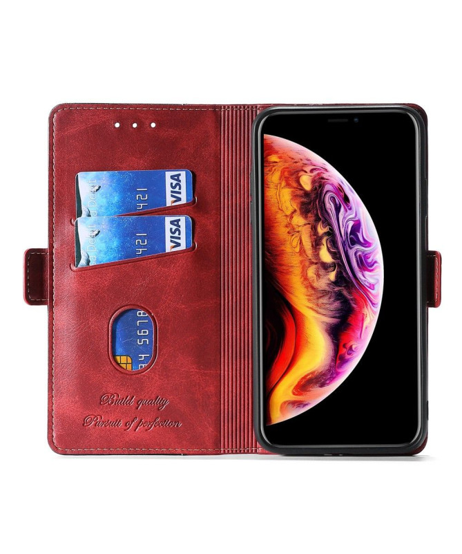 Housse Xiaomi Poco X3 NFC Keyunfei simili cuir bicolore