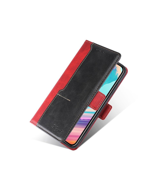 Housse Xiaomi Poco X3 NFC Keyunfei simili cuir bicolore