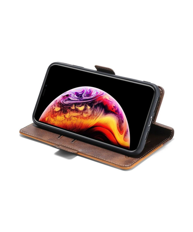 Housse Xiaomi Poco X3 NFC Keyunfei simili cuir bicolore