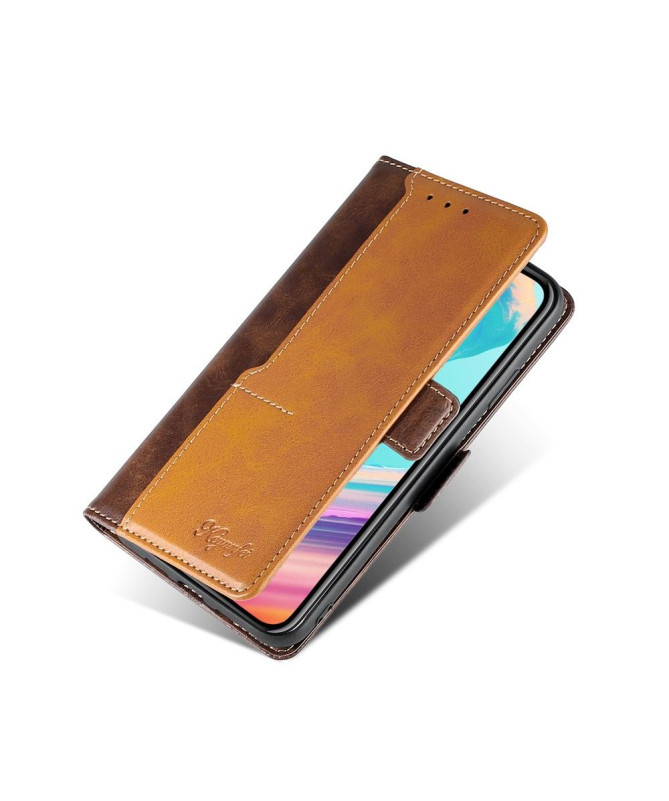 Housse Xiaomi Poco X3 NFC Keyunfei simili cuir bicolore