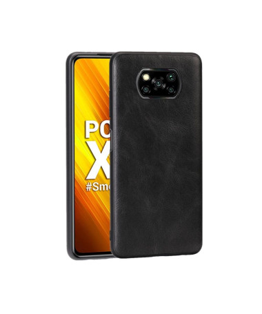 Coque Xiaomi Poco X3 NFC Milena effet cuir