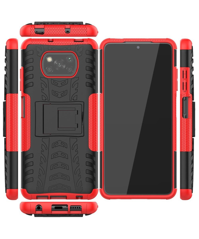 Coque Xiaomi Poco X3 NFC antidérapante avec support intégré