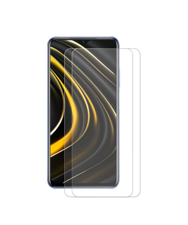 Protections d'écran verre trempé pour Xiaomi Poco M3 (2 pièces)