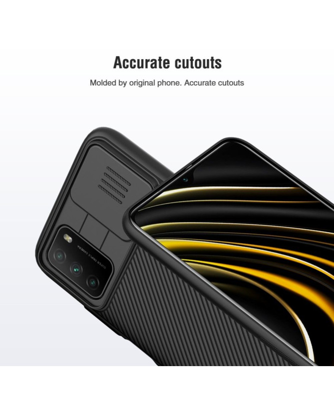 Coque Xiaomi Poco M3 avec cache objectif arrière