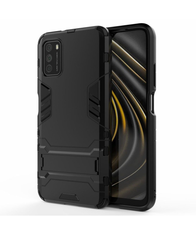 Coque Xiaomi Poco M3 Cool Guard avec support intégré