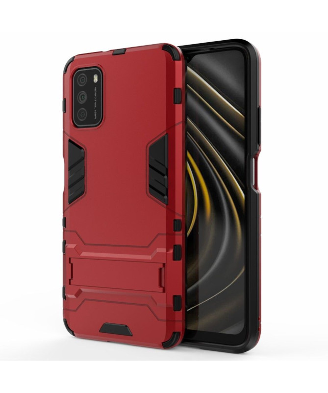 Coque Xiaomi Poco M3 Cool Guard avec support intégré