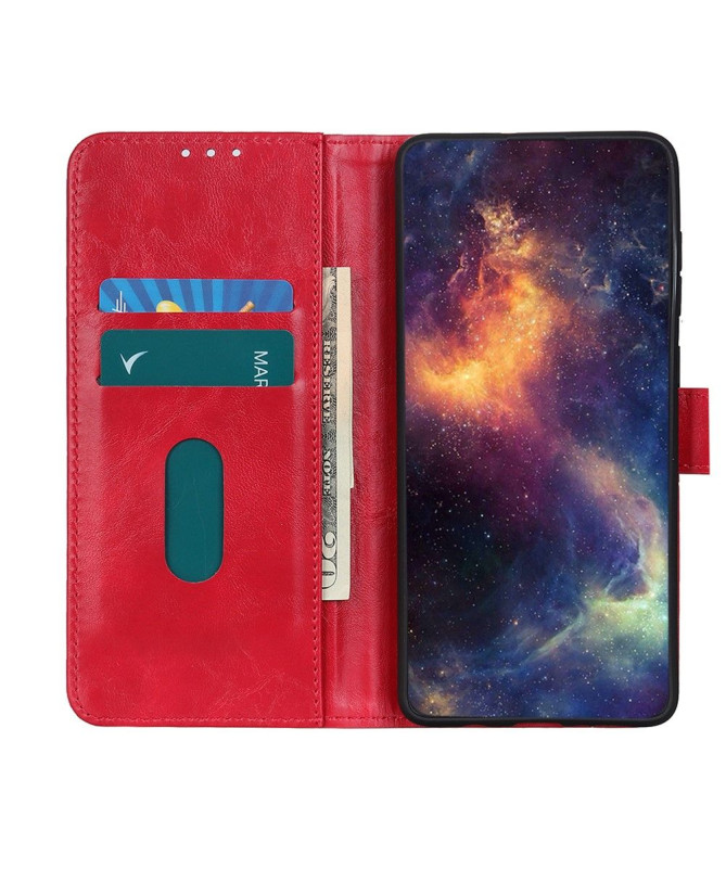 Housse Xiaomi Poco M3 Mélodie Effet Cuir Fonction Support