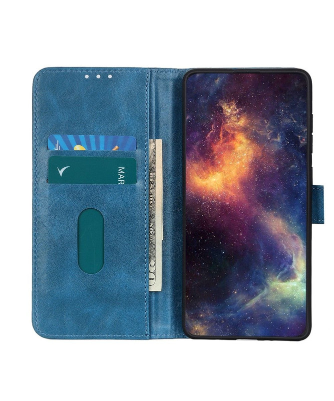 Housse Xiaomi Poco M3 Mélodie Effet Cuir Fonction Support