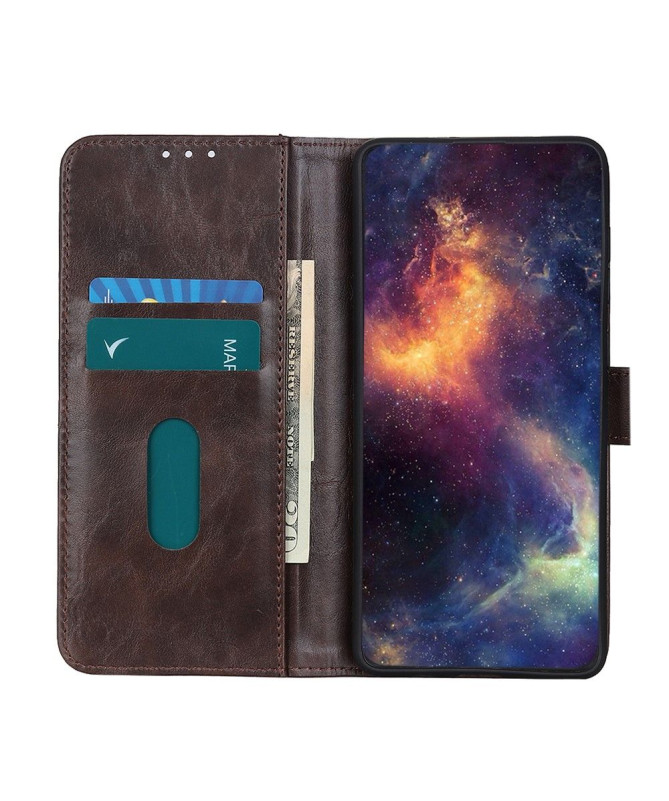 Housse Xiaomi Poco M3 Mélodie Effet Cuir Fonction Support