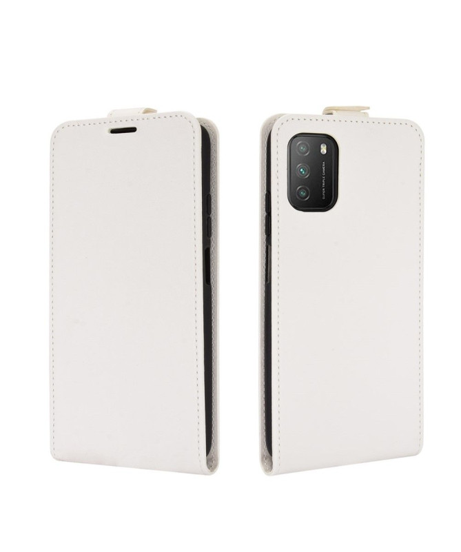 Housse Xiaomi Poco M3 simili cuir avec rabat verticale