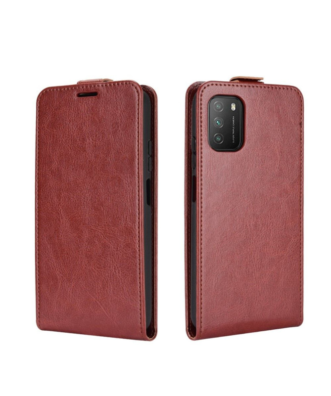Housse Xiaomi Poco M3 simili cuir avec rabat verticale