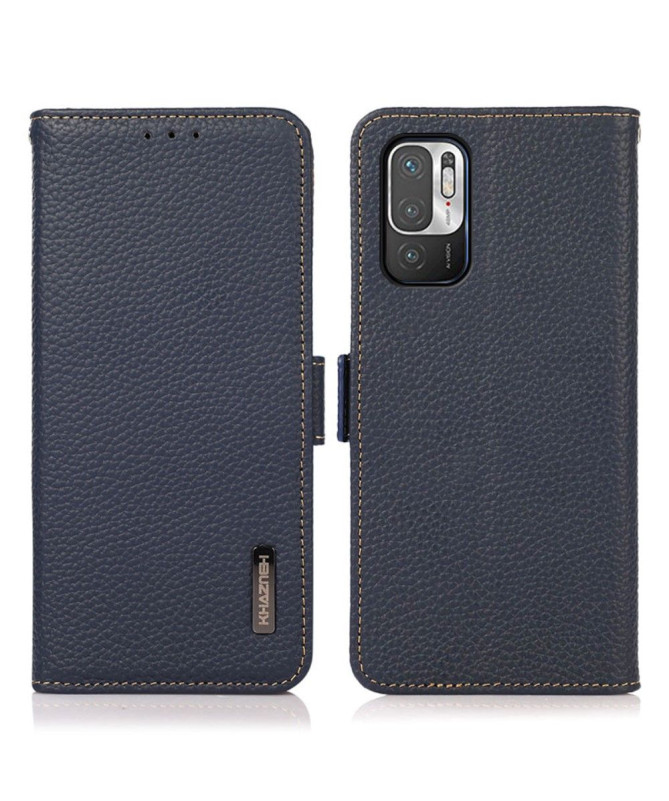 Housse Xiaomi Redmi Note 10 5G / Poco M3 Pro Cuir KHAZNEH