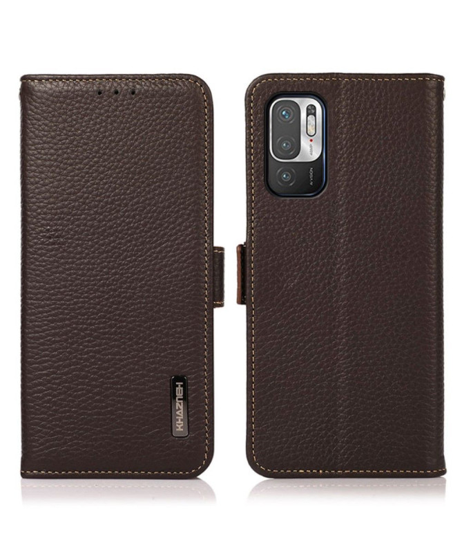 Housse Xiaomi Redmi Note 10 5G / Poco M3 Pro Cuir KHAZNEH