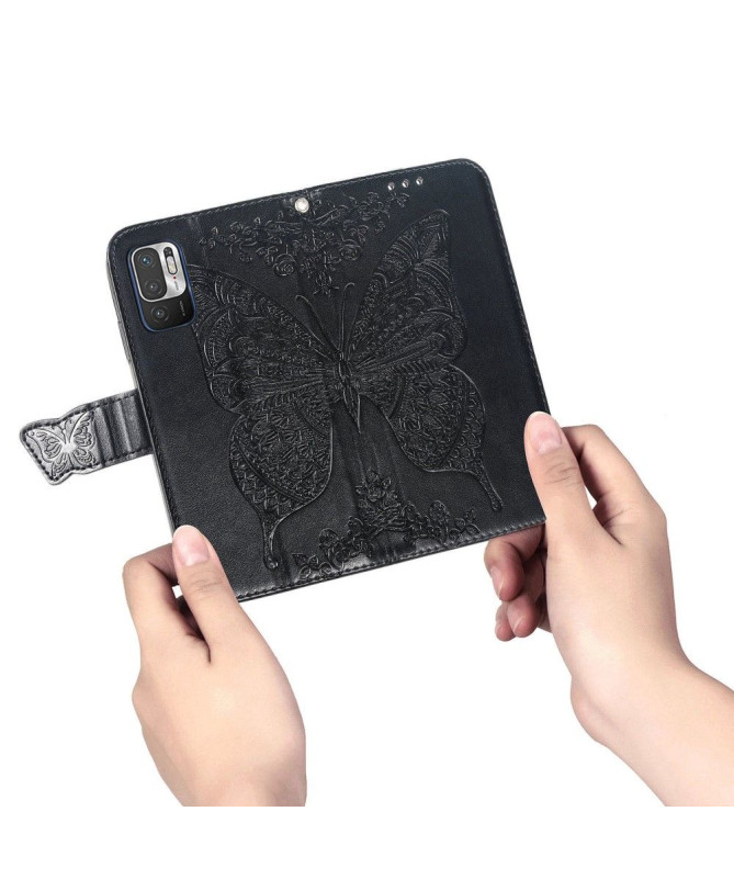 Housse Xiaomi Redmi Note 10 5G / Poco M3 Pro Papillon Relief