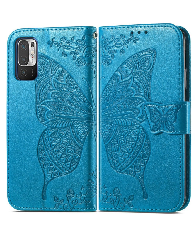Housse Xiaomi Redmi Note 10 5G / Poco M3 Pro Papillon Relief