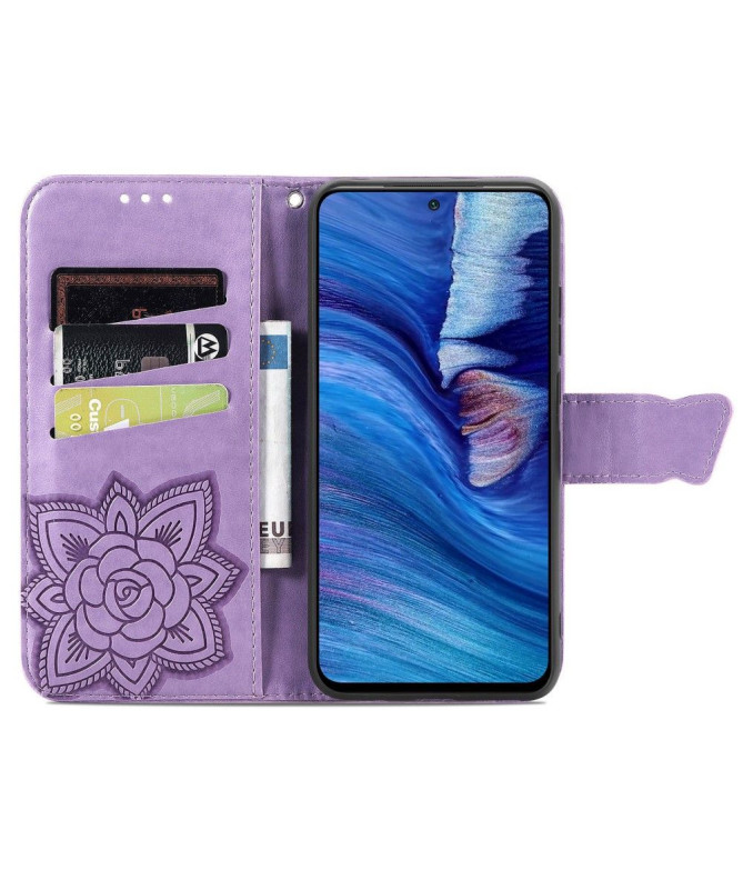 Housse Xiaomi Redmi Note 10 5G / Poco M3 Pro Papillon Relief