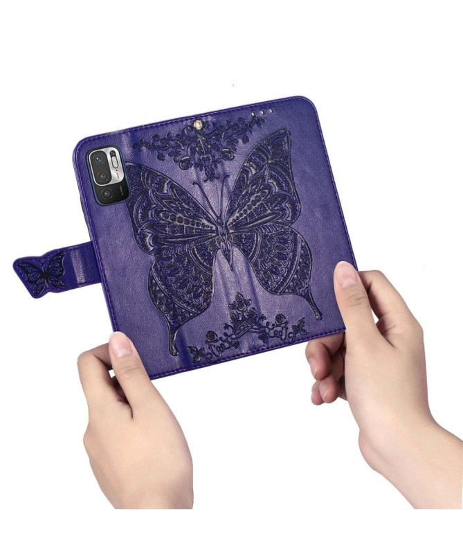 Housse Xiaomi Redmi Note 10 5G / Poco M3 Pro Papillon Relief