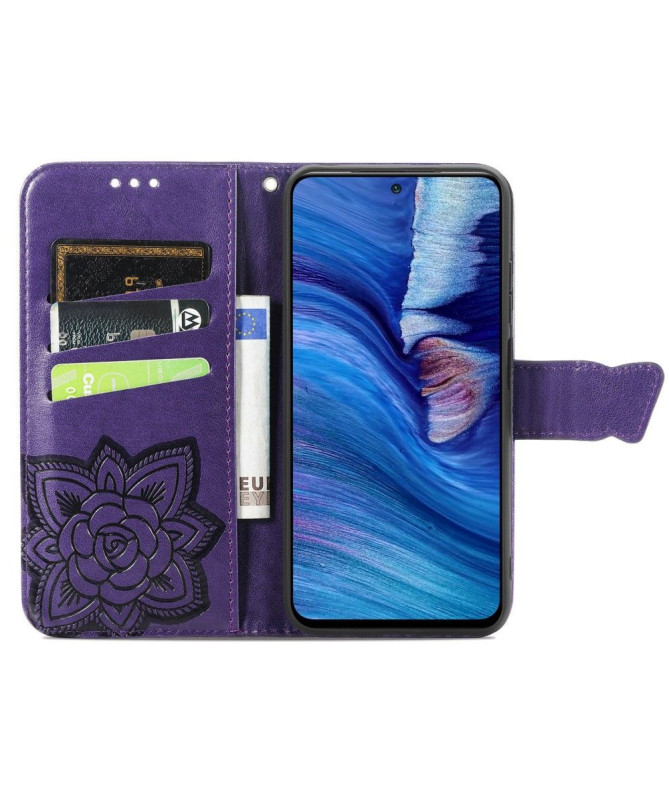 Housse Xiaomi Redmi Note 10 5G / Poco M3 Pro Papillon Relief