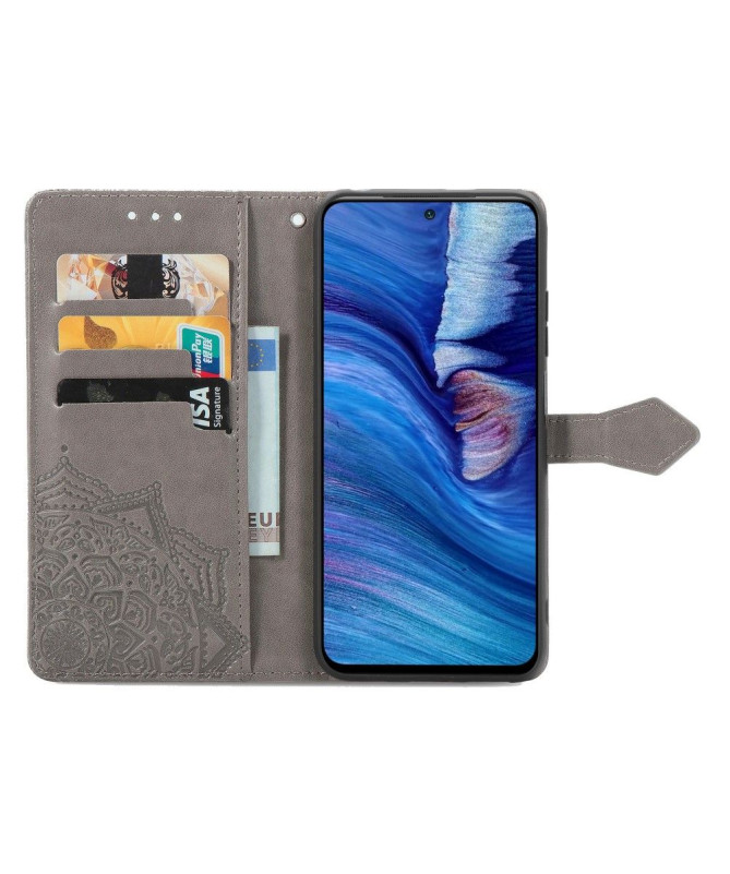 Housse Xiaomi Redmi Note 10 5G / Poco M3 Pro Mandala en relief