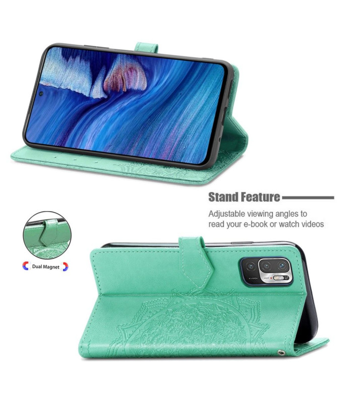 Housse Xiaomi Redmi Note 10 5G / Poco M3 Pro Mandala en relief