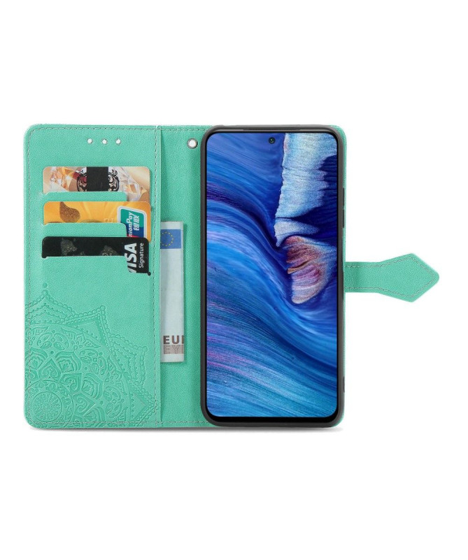 Housse Xiaomi Redmi Note 10 5G / Poco M3 Pro Mandala en relief