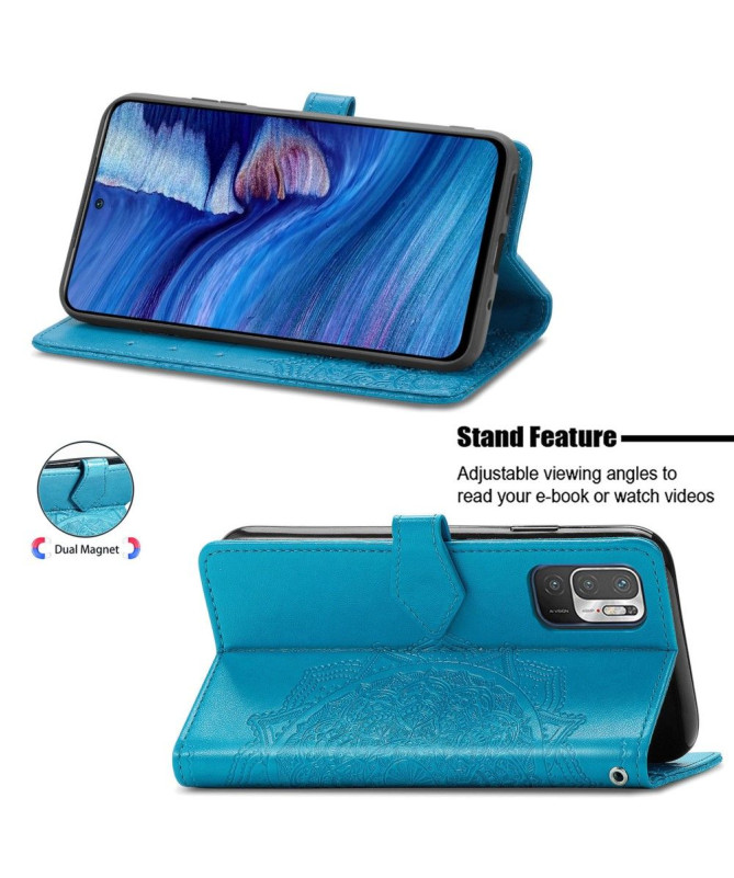 Housse Xiaomi Redmi Note 10 5G / Poco M3 Pro Mandala en relief