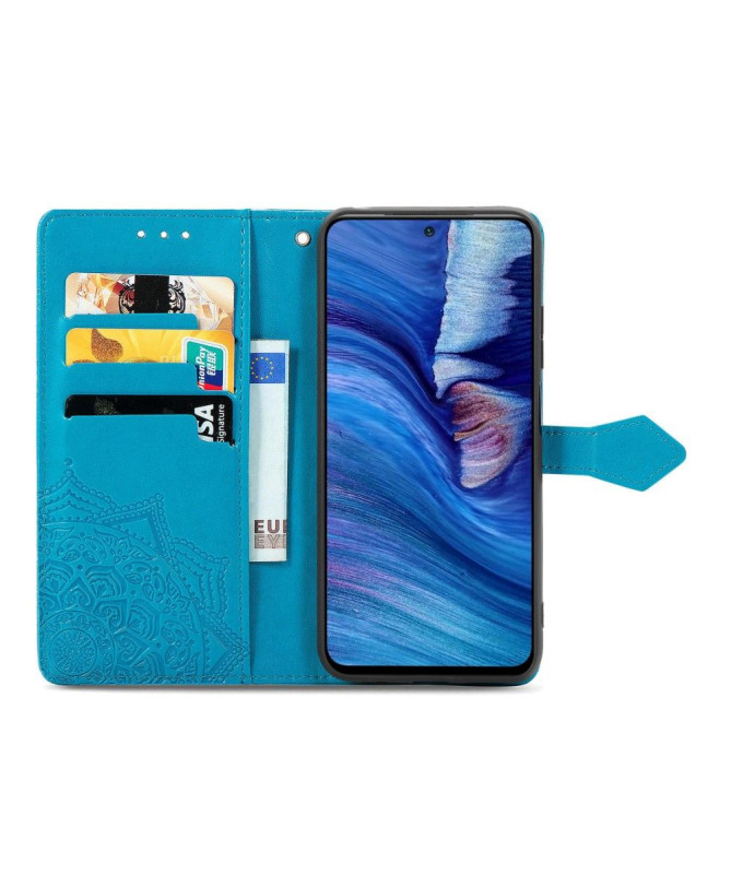 Housse Xiaomi Redmi Note 10 5G / Poco M3 Pro Mandala en relief