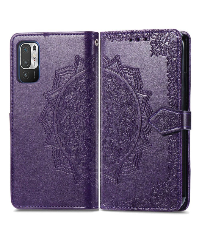 Housse Xiaomi Redmi Note 10 5G / Poco M3 Pro Mandala en relief