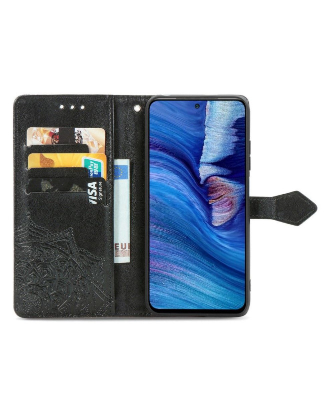 Housse Xiaomi Redmi Note 10 5G / Poco M3 Pro Mandala en relief
