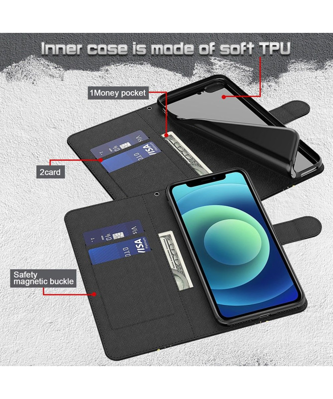 Housse Xiaomi Redmi Note 10 5G / Poco M3 Pro papillons dorés