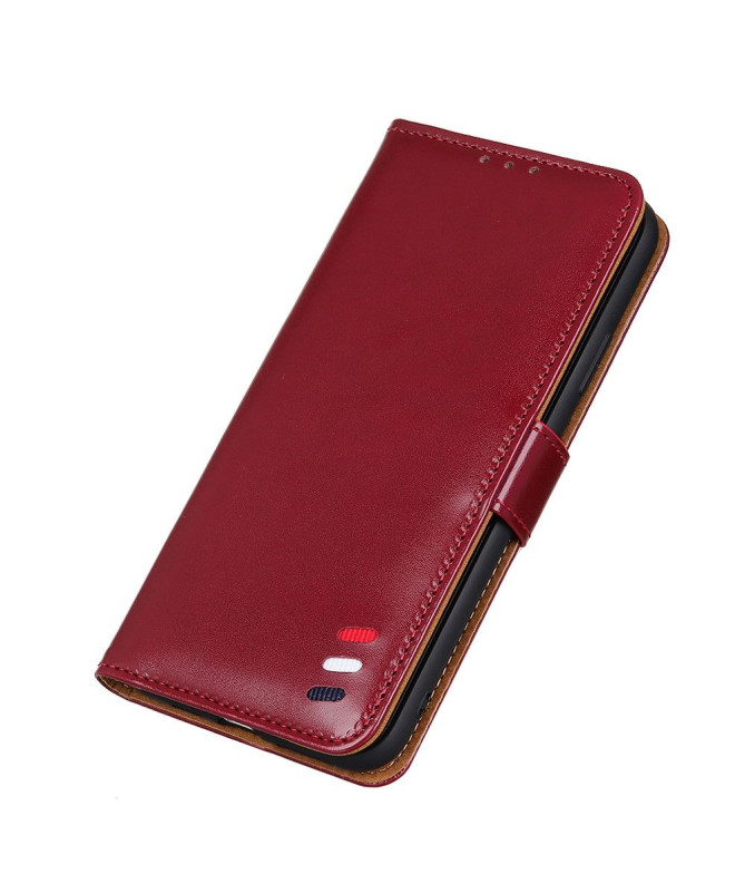 Housse Xiaomi Redmi Note 10 5G / Poco M3 Pro Mélodie Effet Cuir Fonction Support