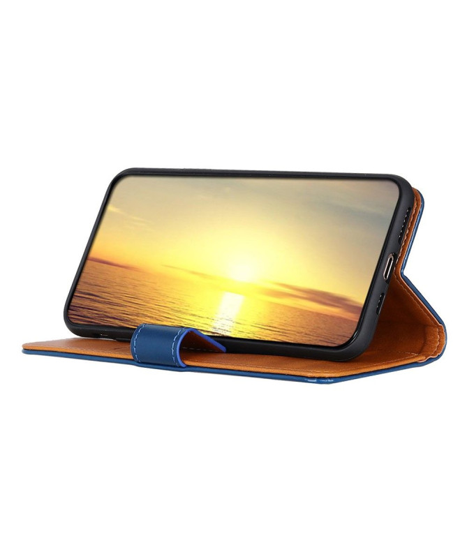 Housse Xiaomi Redmi Note 10 5G / Poco M3 Pro Mélodie Effet Cuir Fonction Support