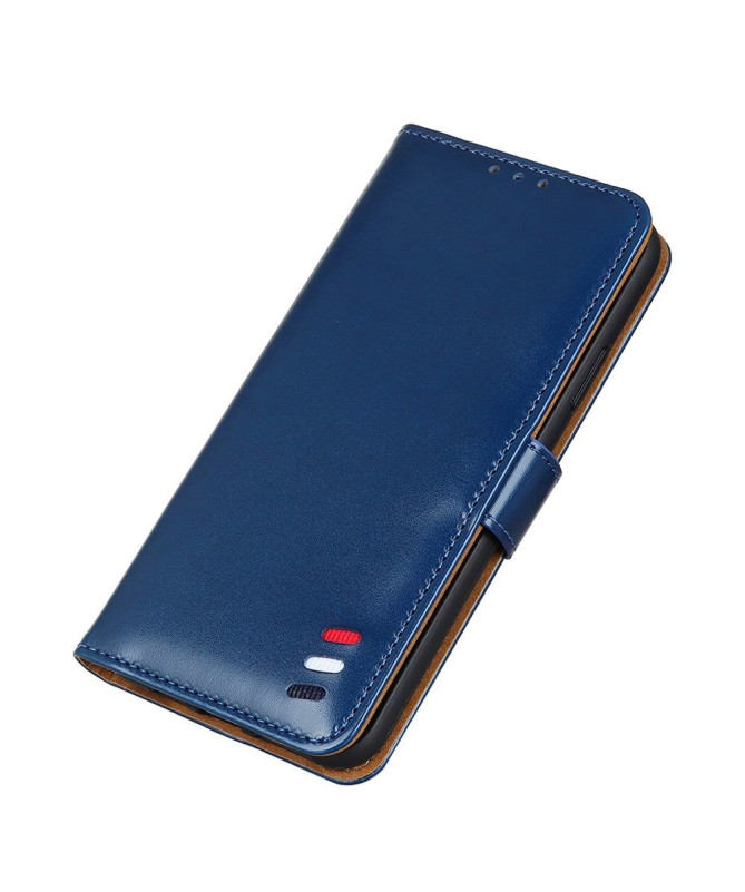 Housse Xiaomi Redmi Note 10 5G / Poco M3 Pro Mélodie Effet Cuir Fonction Support