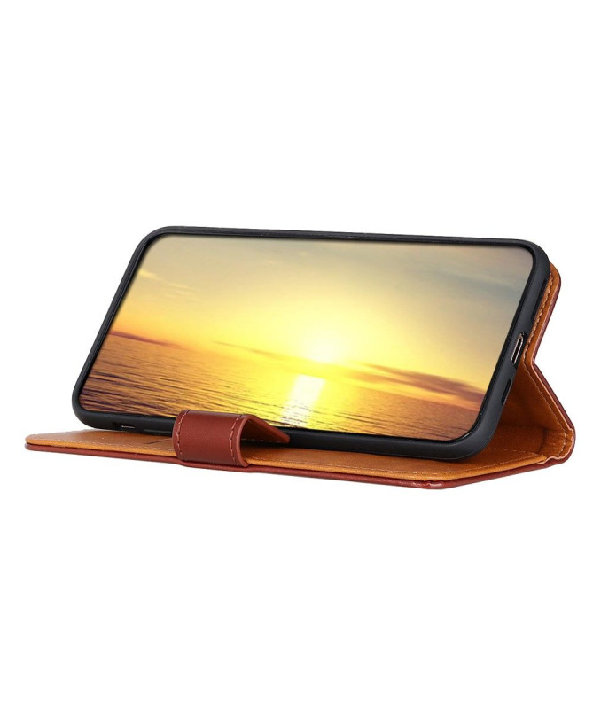 Housse Xiaomi Redmi Note 10 5G / Poco M3 Pro Mélodie Effet Cuir Fonction Support