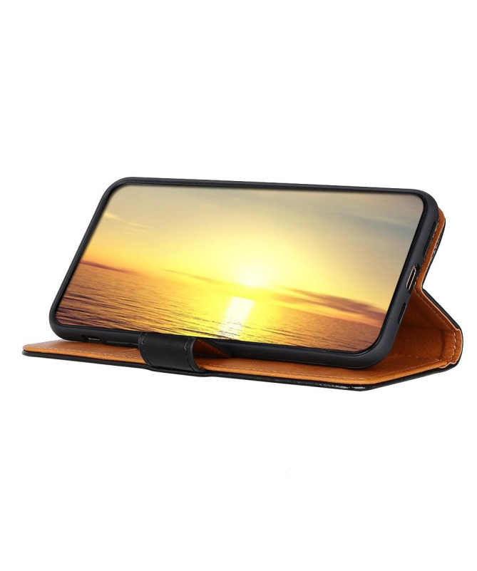 Housse Xiaomi Redmi Note 10 5G / Poco M3 Pro Mélodie Effet Cuir Fonction Support