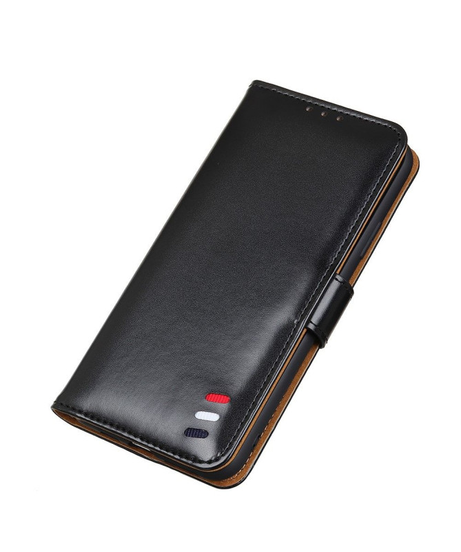 Housse Xiaomi Redmi Note 10 5G / Poco M3 Pro Mélodie Effet Cuir Fonction Support