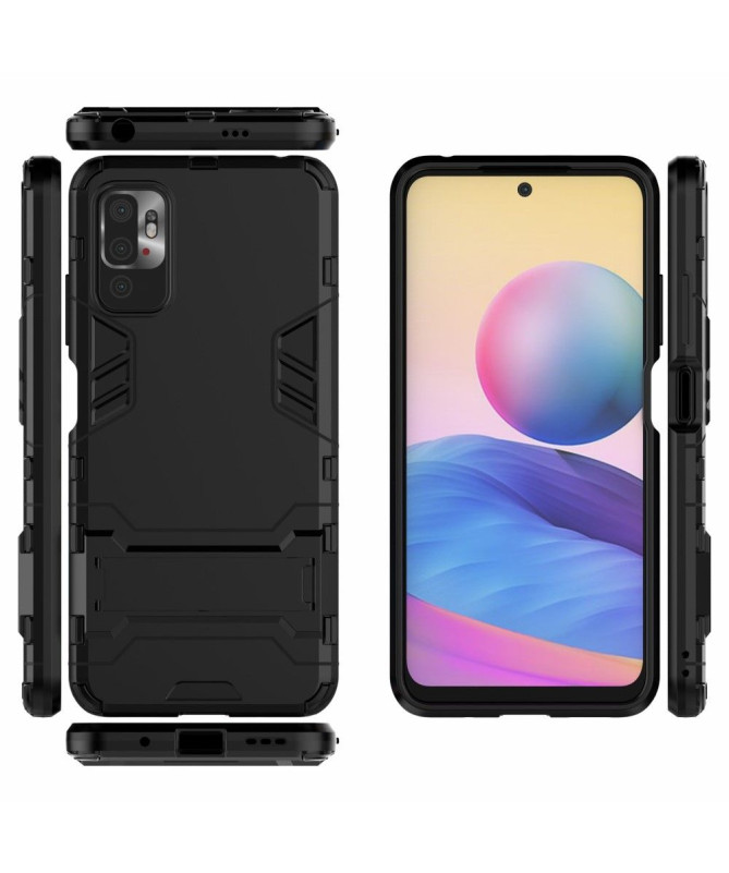 Coque Xiaomi Redmi Note 10 5G / Poco M3 Pro Cool Guard avec support intégré