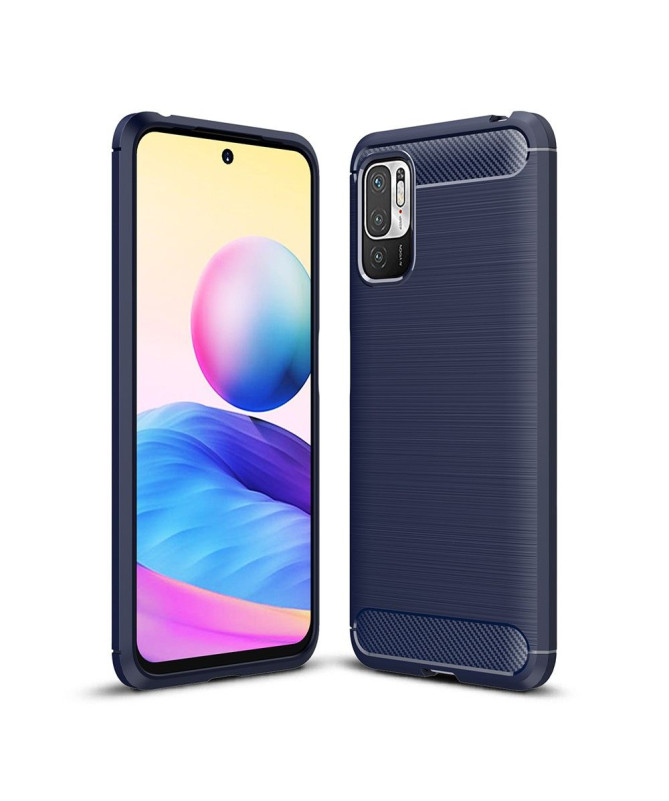 Coque Xiaomi Redmi Note 10 5G / Poco M3 Pro en Silicone Effet Brossé