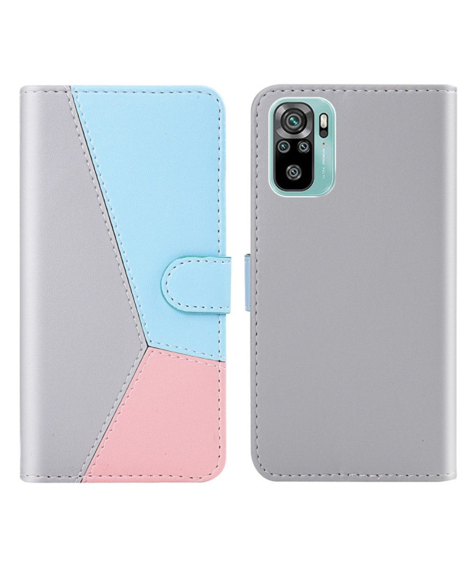 Housse Xiaomi Redmi Note 10 4G / Note 10S / Poco M5s Simili Cuir Trico