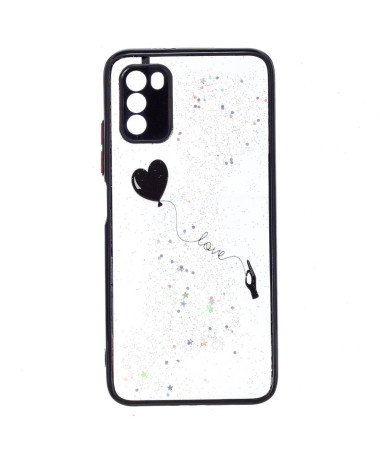 Coque Xiaomi Poco M3 ballon coeur volant