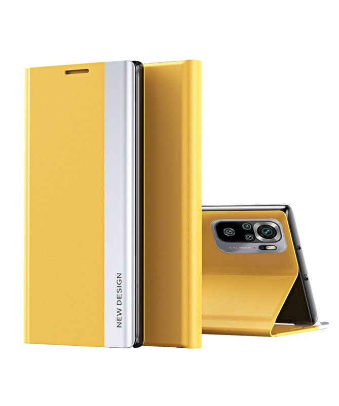 Etui Xiaomi Redmi Note 10 / Note 10s / Poco M5s Business effet cuir Ma