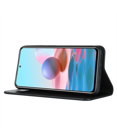 Housse Xiaomi Redmi Note 10 5G / Poco M3 Pro Cuir Porte Cartes Fonction Support