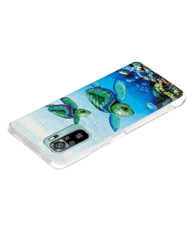 Coque Xiaomi Redmi Note 10 / Note 10s / Poco M5s Fluorescente Tortues