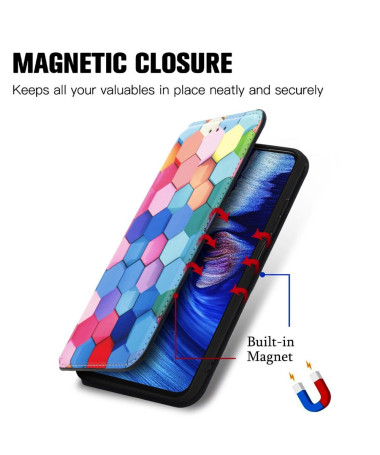 Housse Xiaomi Redmi Note 10 5G / Poco M3 Pro 5G nid d'abeille coloré