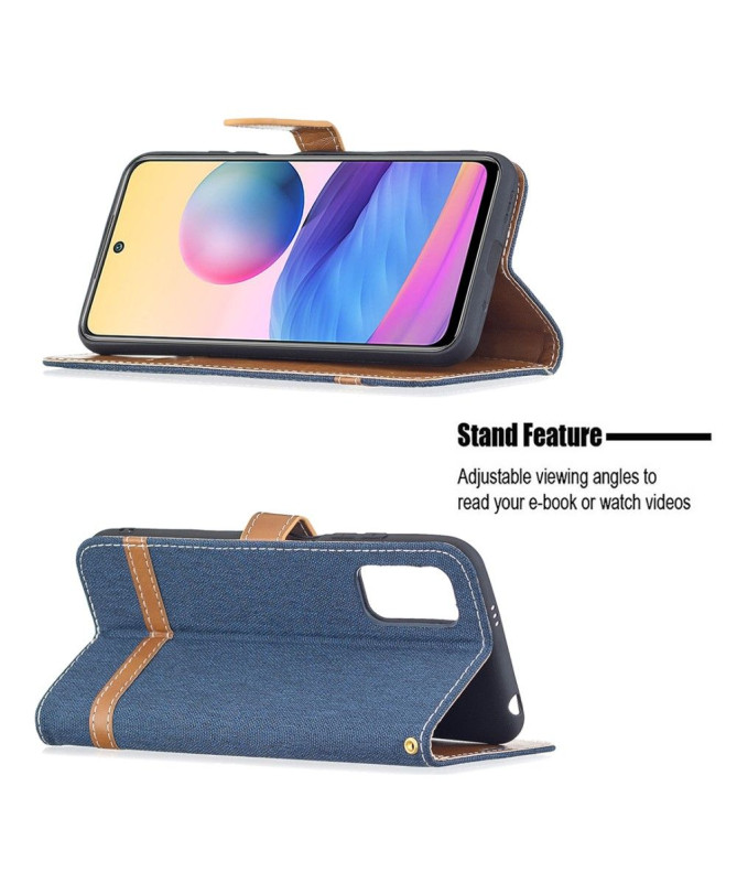 Housse Xiaomi Redmi Note 10 5G / Poco M3 Pro 5G revêtement tissu